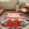 Slam Basketball Heroes Round Rug for Livingroom,Bedroom, Palyroom, Chair Rug, Area rug, Circle Carpet, Large Size Fan Christmas gift