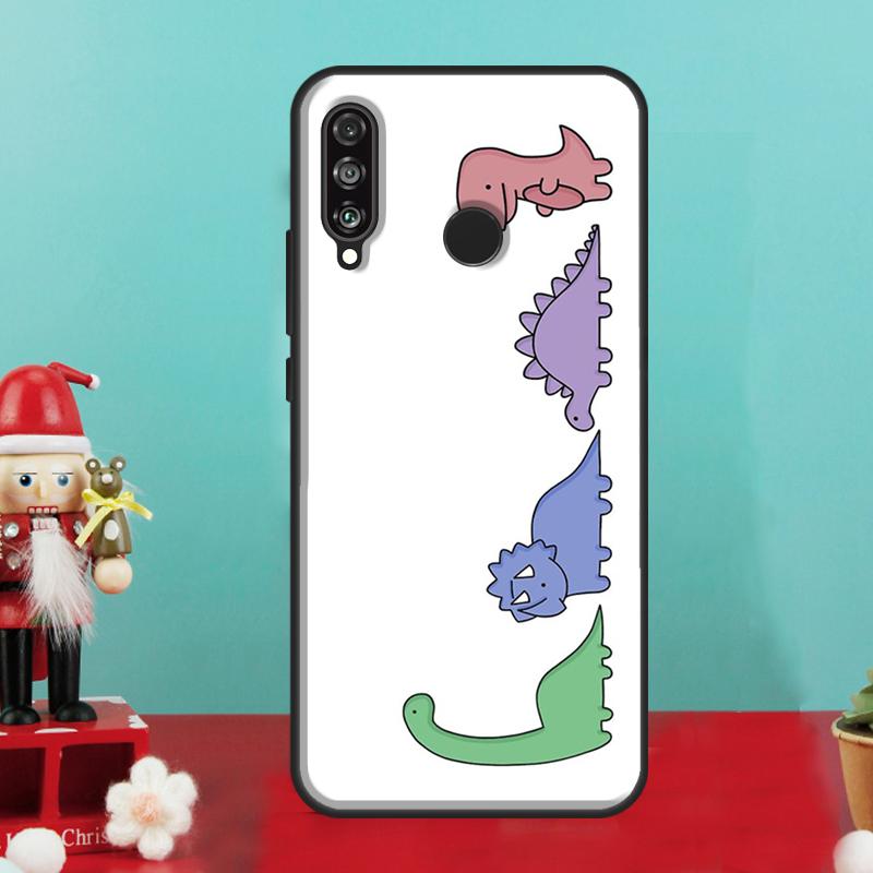 Cute Dino For Huawei Nova 5T 10 9 SE 12s 11i 12i Y91 Y90 Y60 Y70 Y72 Y61 P20 P30 P40 Lite P60 Pro Case