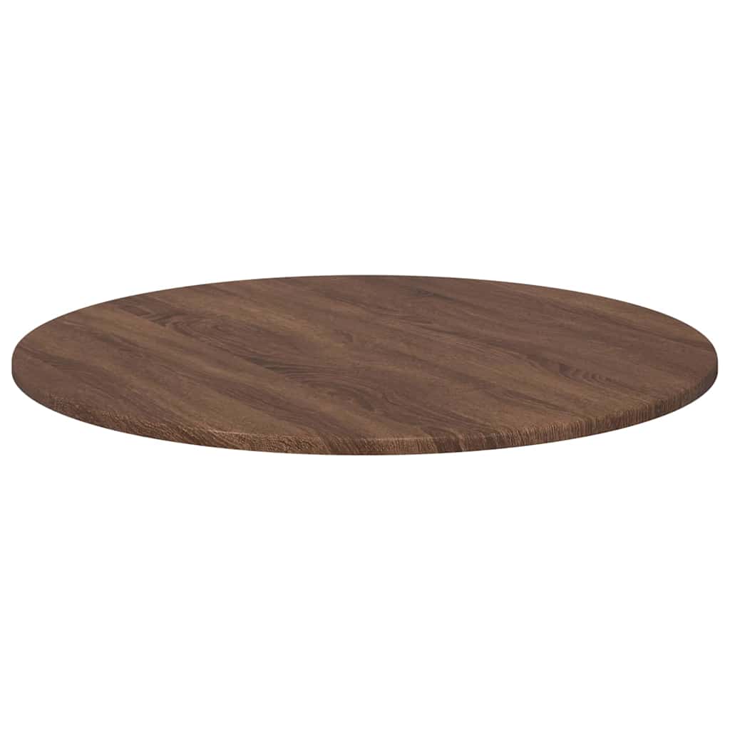 Tabletop Ø 70 x 1.5 cm Round Engineered Wood Brown Oak Effect