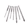 Four-Flute Sawtooth Eccentric Drill Bit Professional Carpentry Tools For Glass Ceramic Concrete Brick Metal Drill Bit Set