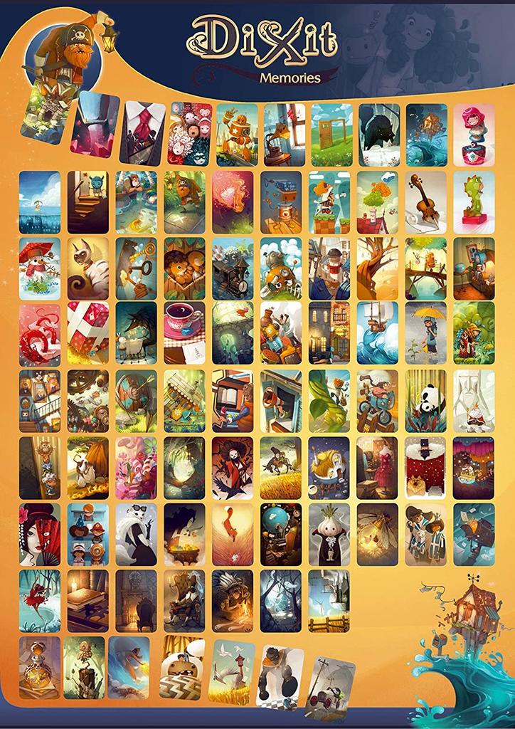 Asmodee UNBOX NOW Hobby Japan Memories Многоязычное издание 30 лет 8+ и Дополнительный набор карт Dixit (3-6 игроков, минут, до)