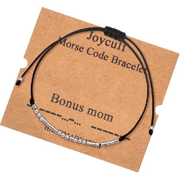 Вдохновляющие браслеты азбукой Морзе Мотивационное ободрение Памятные Уникальные подарки Шнурок Нержавеющая сталь Дружба Регулируемые Серебряные браслеты для