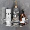1 Pcs Bathroom Accessories Aluminium Heavy Duty Self Adhesive Bathroom Corner Shelf for Wall, Multipurpose Wall Mounted Bathroom Organiser,