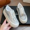 Модные женские кроссовки на платформе, блестящий дизайн, повседневная обувь для отдыха на открытом воздухе, роскошные кроссовки на шнуровке, высококачественная спортивная обувь для тенниса