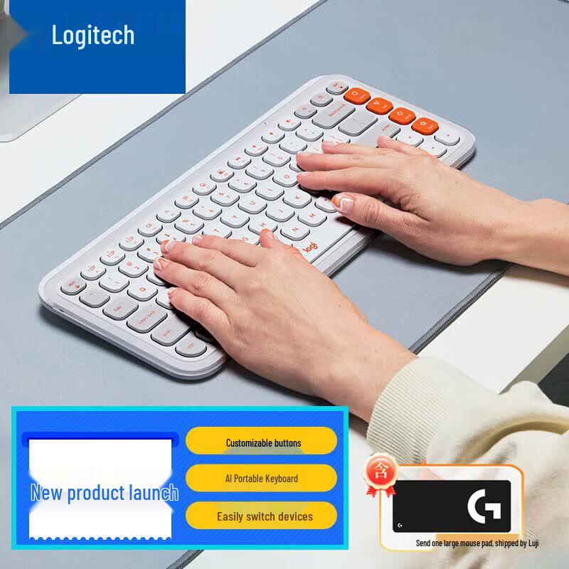 Logitech POP ICON KEYS Беспроводная клавиатура с двумя режимами