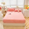 Сплошной цвет, приятная для кожи простыня из молочного волокна, матовый чехол для матраса Simmons с защитой от царапин, нескользящее покрывало «все включено»