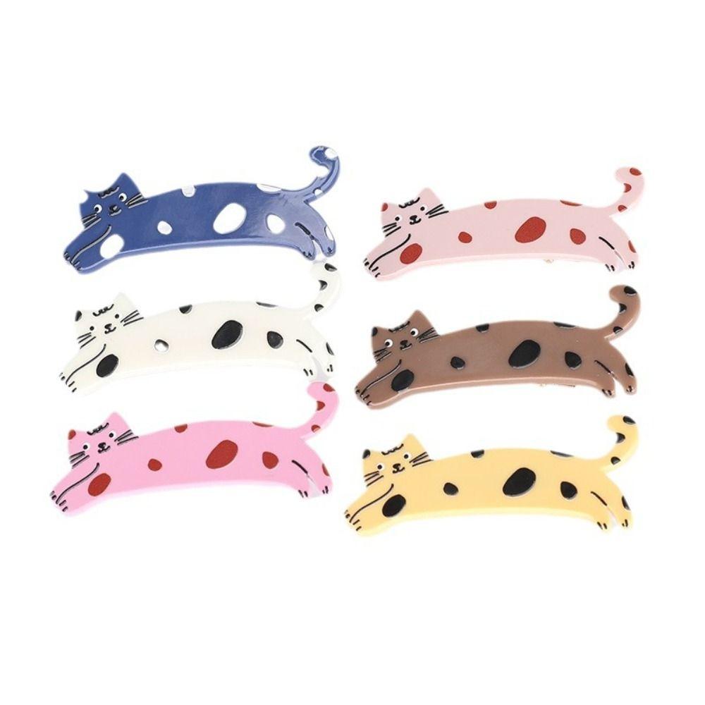 Заколка для волос с уксусной кислотой, заколка для волос с мультяшным котом, заколка в виде утконоса, заколка для волос с милым котом для девочек