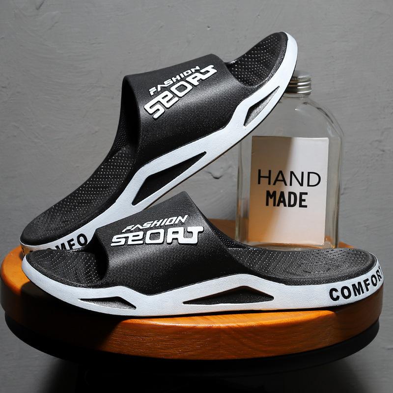 Тапочки мужские летние верхние сетчатые красные с мягкой подошвой износостойкие спортивные сандалии на толстой подошве