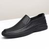 Мужские повседневные кожаные туфли из натуральной кожи, дышащие, весеннего стиля, на мягкой подошве, больших размеров, малых размеров, деловые кожаные туфли