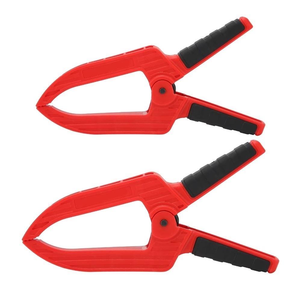 Ergonomic Design Spring Clamp Extended Nose Locking Pliers Flexible Fixing Clamp  For Woodworking