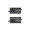 KATO N Gauge Single-Track Elevated Straight Track, 62mm, Set of 2, 20-440, Model Railroad Supplies