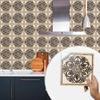 10 шт., настенная наклейка с узором паркетной плитки, водоструйное украшение, кухонный шкаф для ванной комнаты, водонепроницаемые керамические художественные обои, маслостойкие