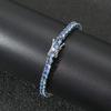 Luxury Colorful Rhinestone Bangle Waterproof Women's Hand Bracelet Zircon Crystal Bracelet  Lover