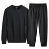 Men's Sweatshirt Set, Casual Sports Suit, Round Neck Pullover, Versatile Base Shirt, T-shirt