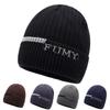 Knitted Hat Men'S Casual Versatile Wool Hat Outdoor Sports Cold And Warm Knitted Hat European And American Style Double Hat