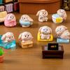 Miniature Cartoon Dog Micro Landscape Resin Ornaments For Home Decoration Kawaii Animal Puppy Figurine Desk Room Decor Gift