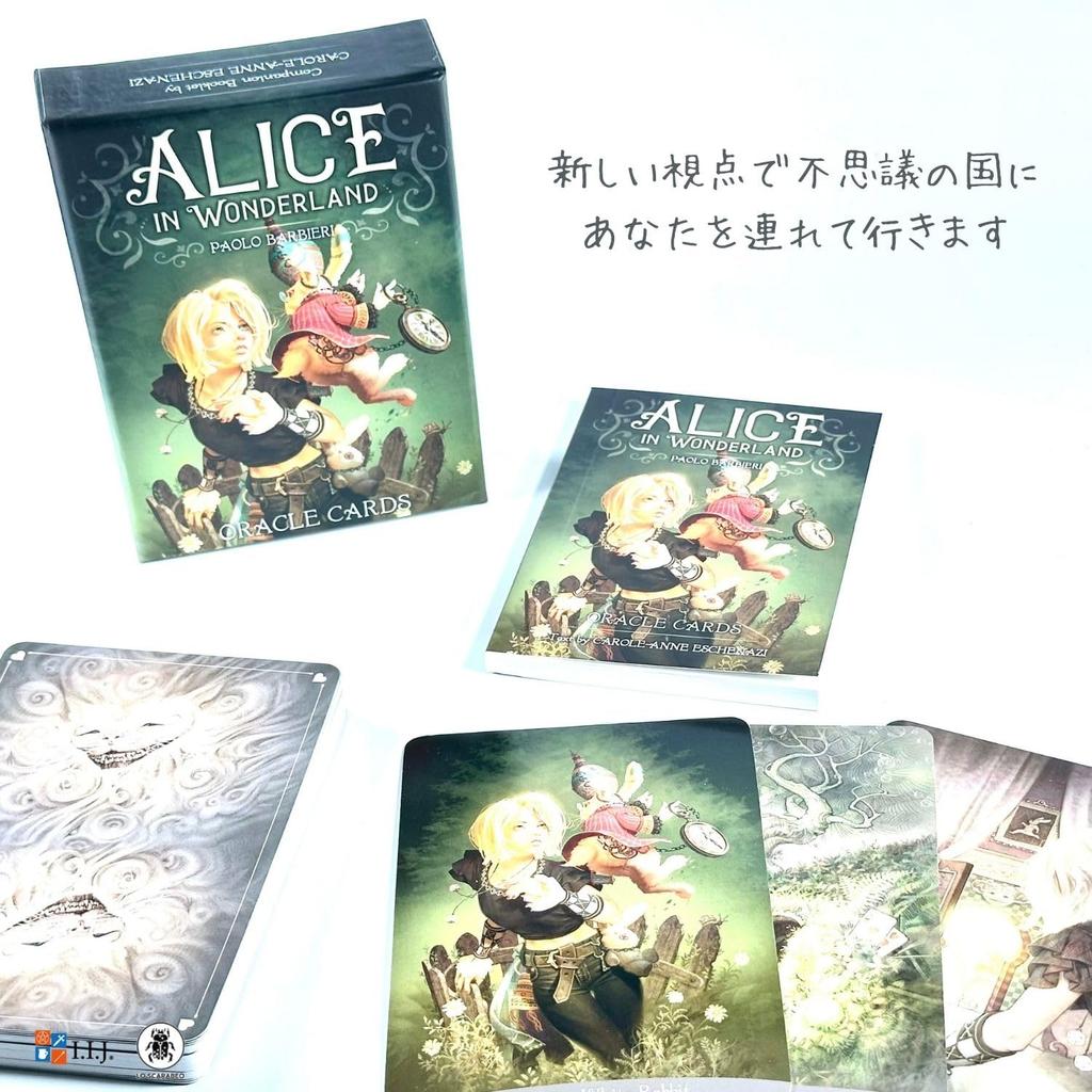 Карты Оракул Алиса в Стране Чудес Оракул Алиса в Стране Чудес Английский Аффирмации Гадание Аутентичный Продукт I.I.J