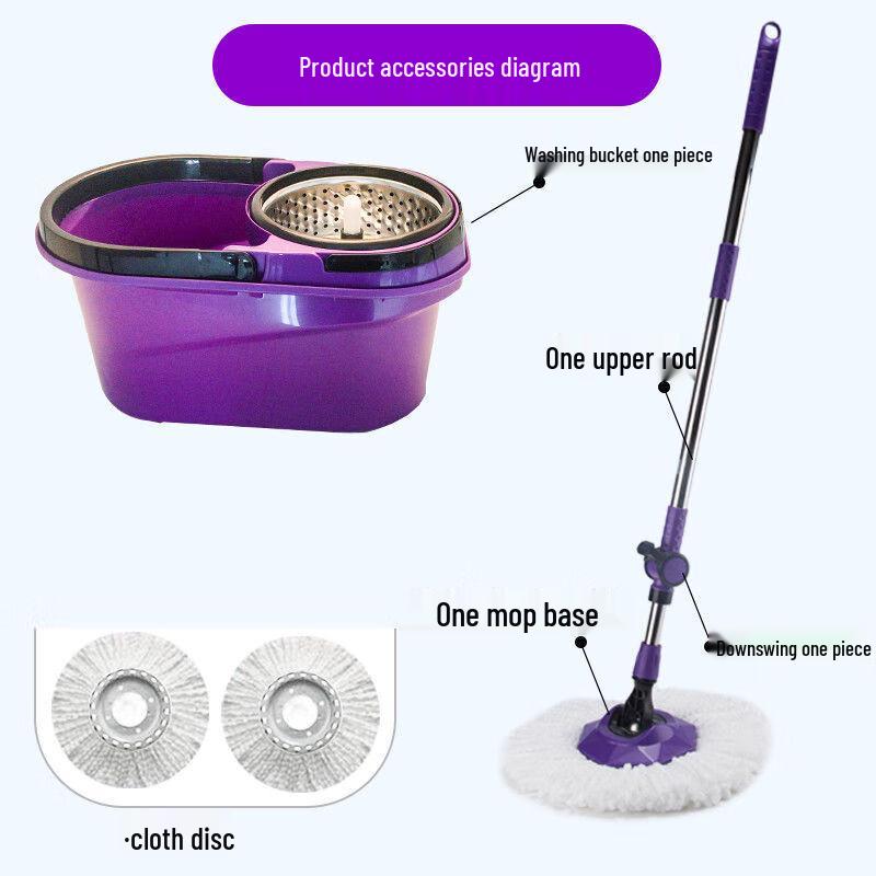 Miaojie Dual Drive Rotary Mop Set