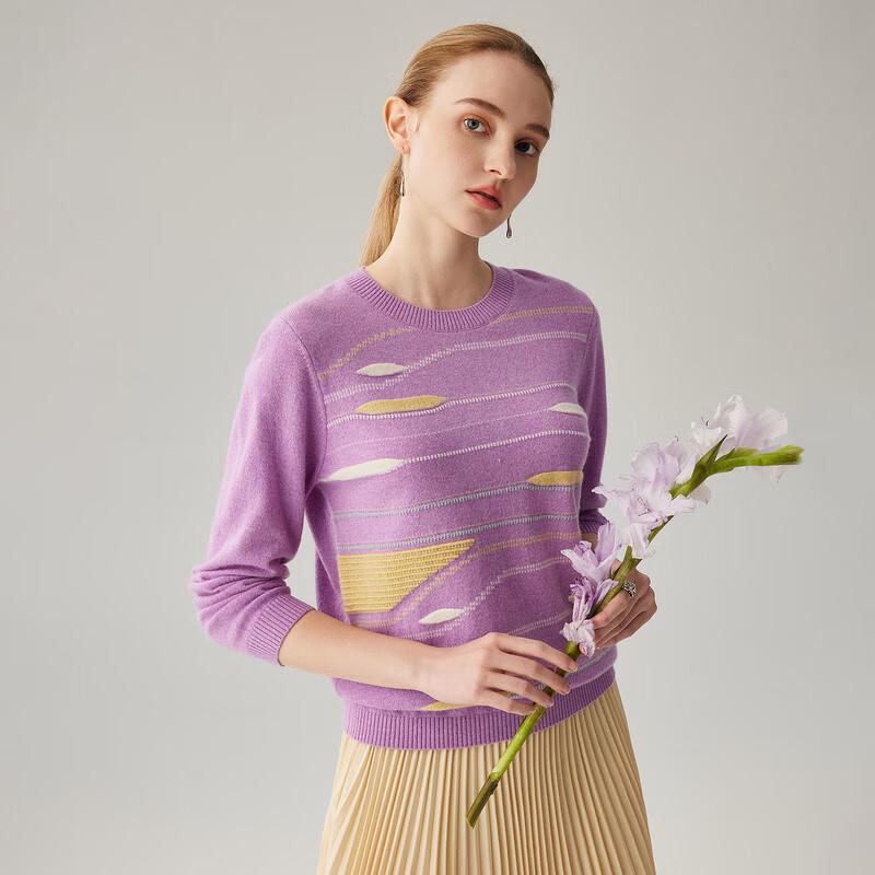 Zhaojun Women's 2025 A/W Round Neck Cashmere Sweater