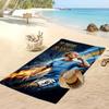 Erling Haaland Personalized Printed Beach Towel Soccer Logo Support Custom Name Text Absorbent Towel For Sport Travel Special Gift