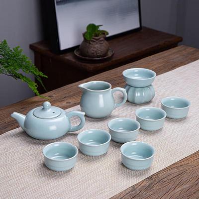 Портативный чайный набор Jianglai Kung Fu Ru Kiln