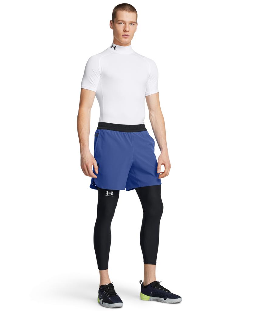 Мужская футболка с длинным рукавом и компрессией UNDERARMOUR Heatgear Armor с воротником-стойкой 1372586-100