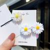 Mini Sweet Flower Daisy Women White Barrettes Flower Clip Hairpins Hair Clips