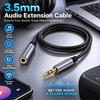 Stereo 3.5mm Audio Extension Cable Straight Plug Audio Extension Cord  Headphone Listening