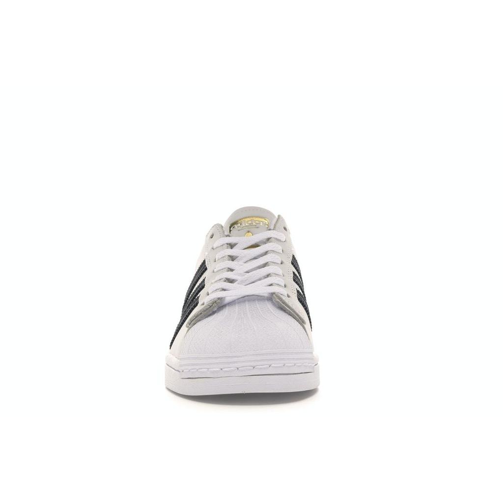 Adidas Superstar White Black Мужские кроссовки Cloud-White Core-Black Gold-Metallic FV0322