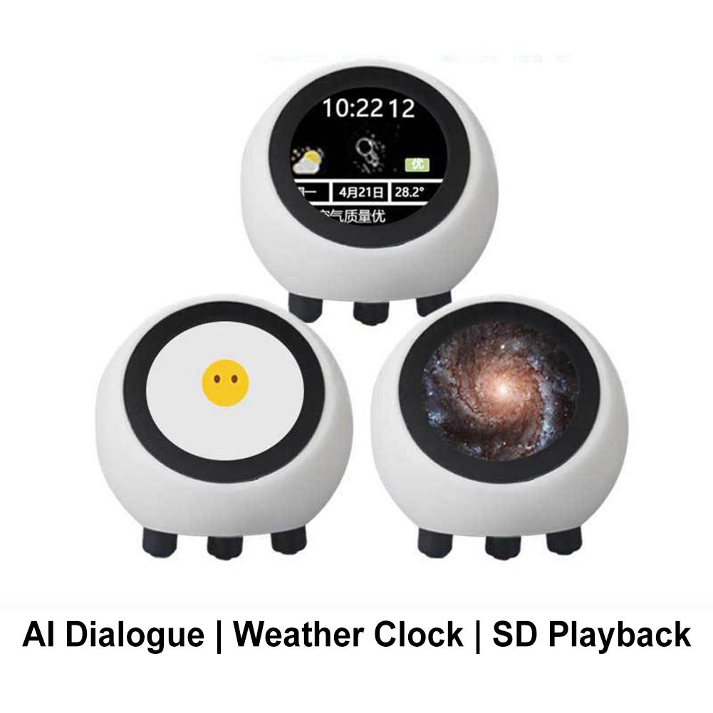 Робот-чатбот с голосовым управлением 1,28-дюймовый ЖК-экран Мини-робот Настольное украшение Умный робот-ассистент DeepSeek для дома, офиса, школы