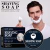 Men's shaving soap shave beard men's facial care foam rich smooth gentle 1