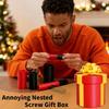 Annoying Nested Screw Gift Box - Prank Nesting Box for Cash & Surprises, 3D Printed Fun for Birthdays, Christmas Party Gifts