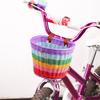Kids Bikes Basket Plastic Wovens Bikes Basket Childrens Bicycles Handlebars Basket