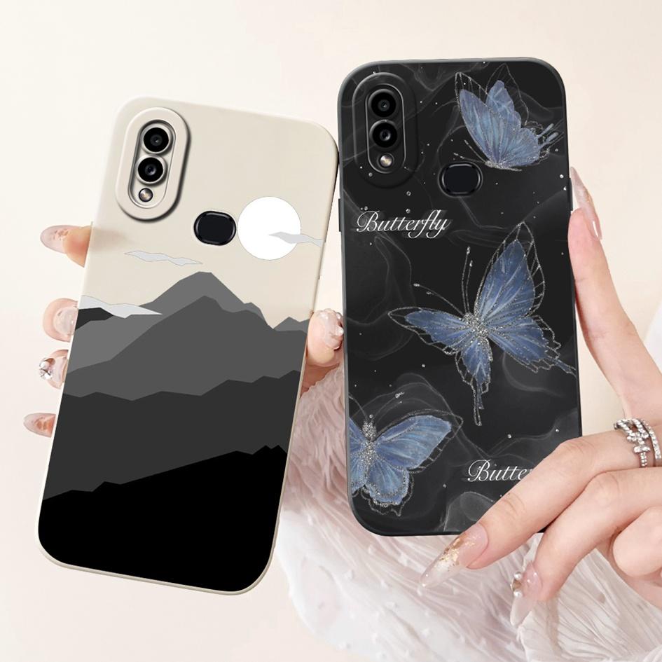 For Samsung Galaxy A10s Case SM-A107F Cover Creative Panda Cartoon Soft Silicone Phone Cases on Samsung A10 SM-A105F M01s Bumper