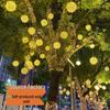 Outdoor Waterproof LED Rattan Ball Light for Garden, Tree, and Christmas Street Decoration