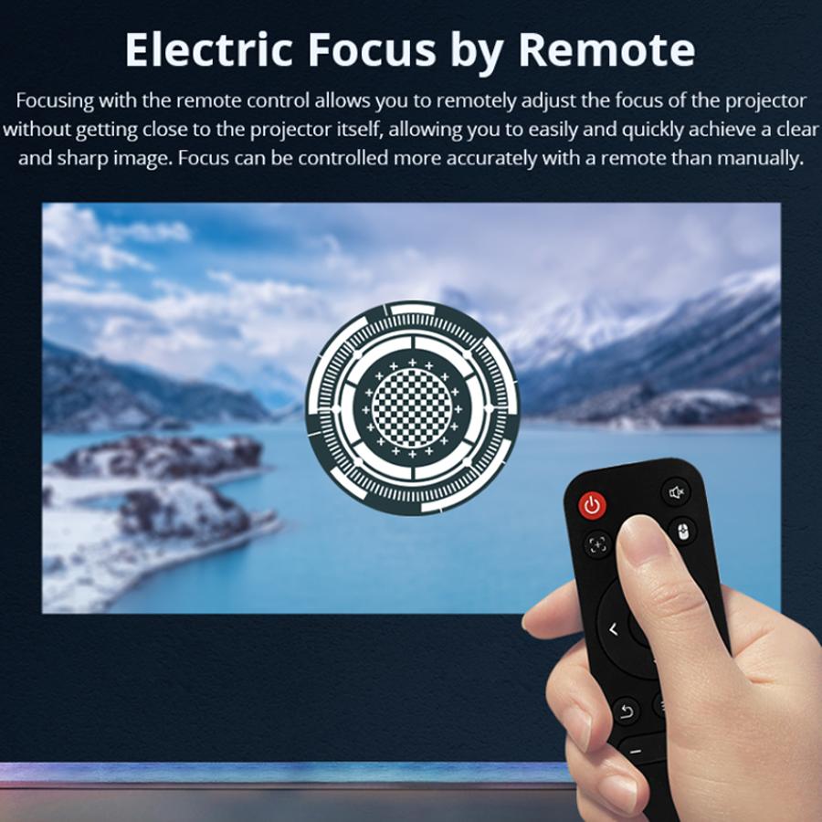 Vivicine L007 Портативный проектор для домашнего кинотеатра Android 11 Full HD 1080p, автофокус, автоматическая коррекция трапецеидальных искажений