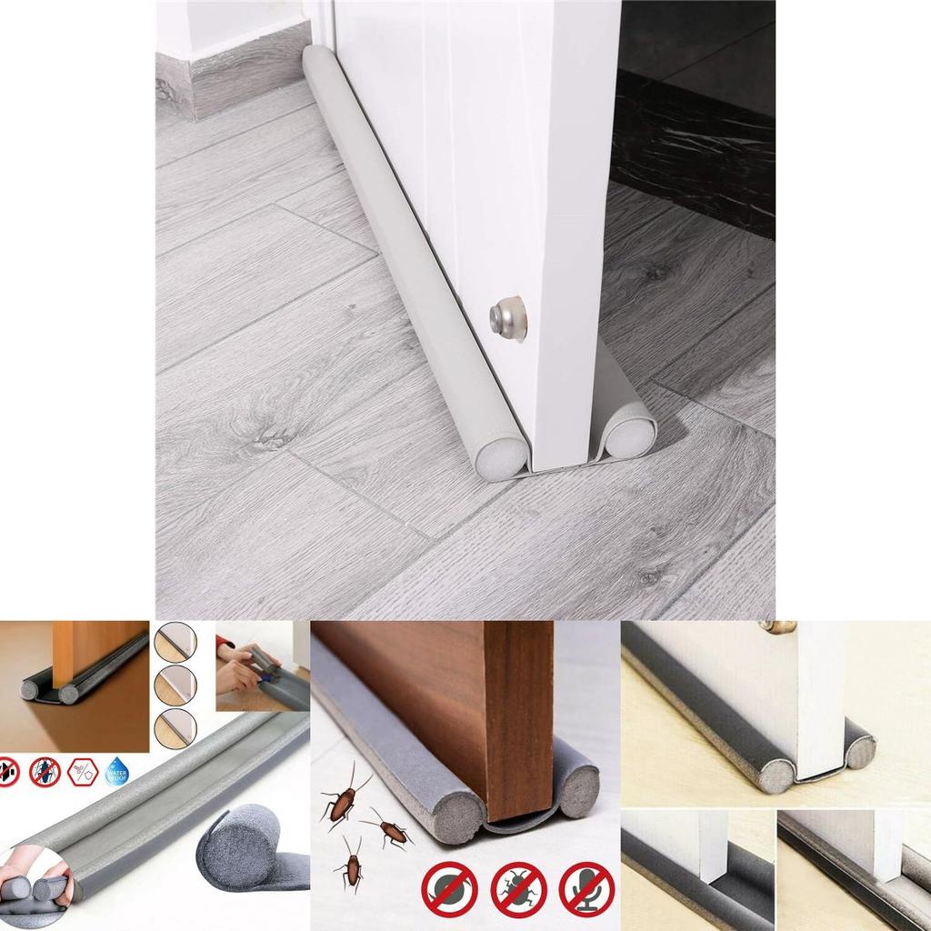 Flexible Bottom Door Sealing Strip Guard Wind Dust Threshold Seal Stopper Draft