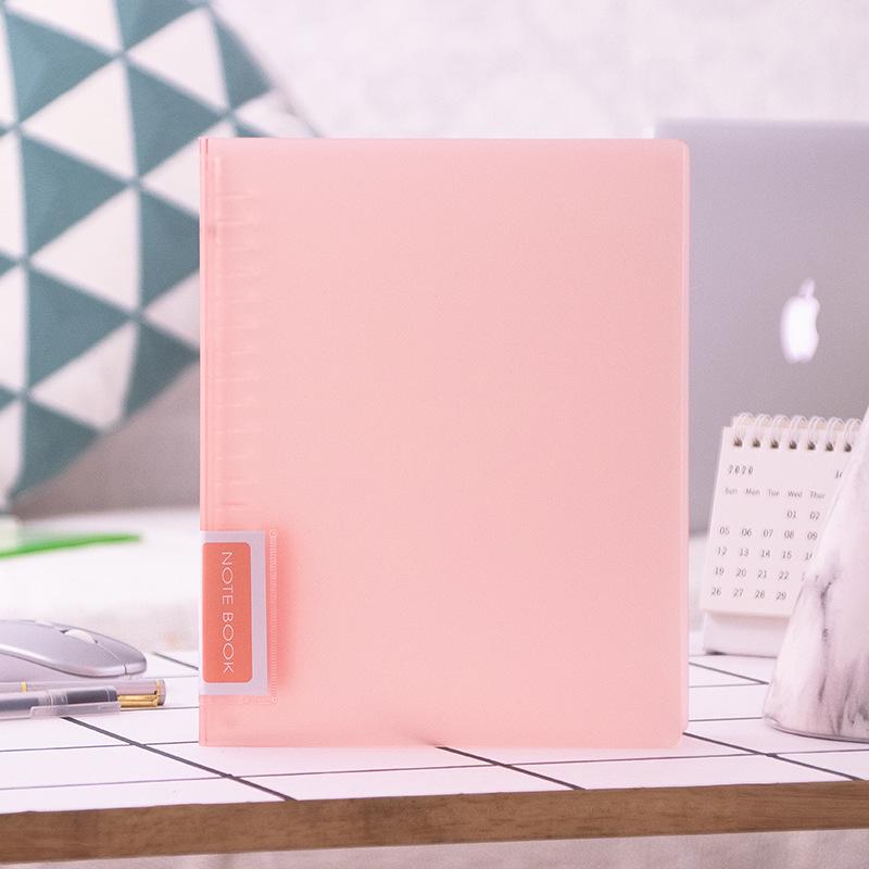 Прозрачная папка-скоросшиватель формата А5 из полипропилена с 20 отверстиями для отрывков из учебных пособий, с возможностью отрывного хранения.