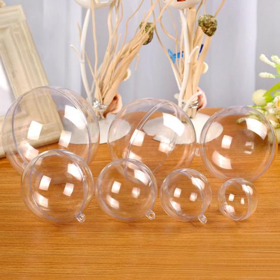 Decorative Ball Space Saving Portable Wear-resistant DIY Christmas Tree Plastic Round Bauble for Gifts