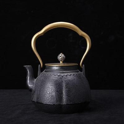 Чугунный чайник Diangongtang с тыквой