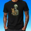 Alien With Kitten Tshirt Funny Cute Scifi Cat Unisex Funshirt
