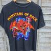 Винтажная футболка унисекс 90-х годов с принтом тура Monsters Of Rock ACDC Metallica Motley Crue