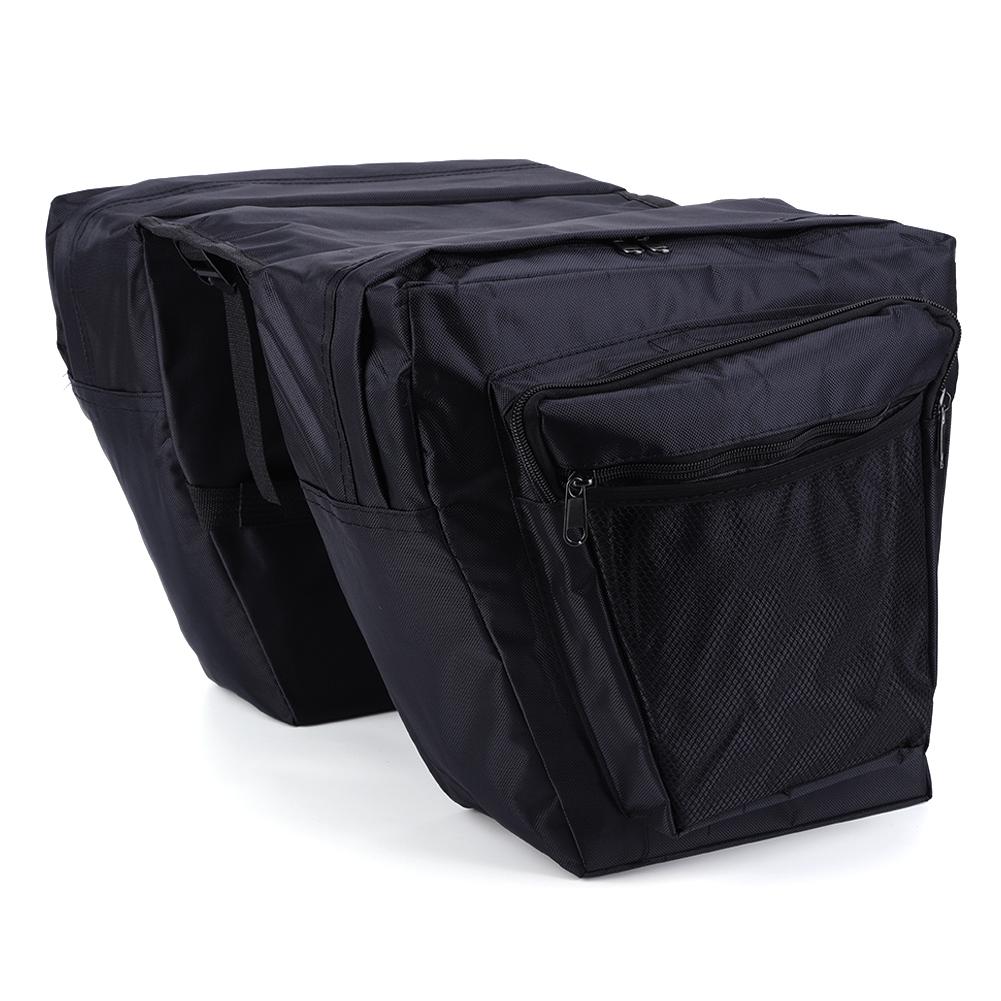 20L MTB Bicycle Carrier Bag Waterproof Double Side Pannier Bag Bicycle Luggage Pannier Bike Rack Rear Seat Bag Bike Accessories
