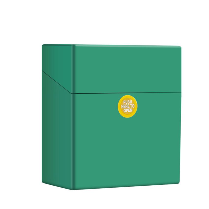 1Pcs Cigarette Case for King Size 50 Capacity Cigarettes Box Plastic Portable Thin Cigar Boxes Pocket Cigarettes Holder Storage