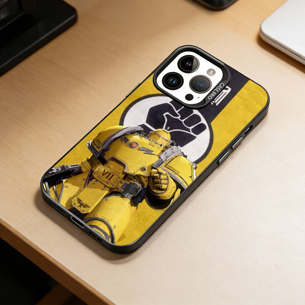Чехол для телефона 40K Space Marine 2 для iPhone 17,16,15,14,13,12,11 Plus,Pro Max,XS, Цветной Серебряный Чехол для телефона Funda Cover