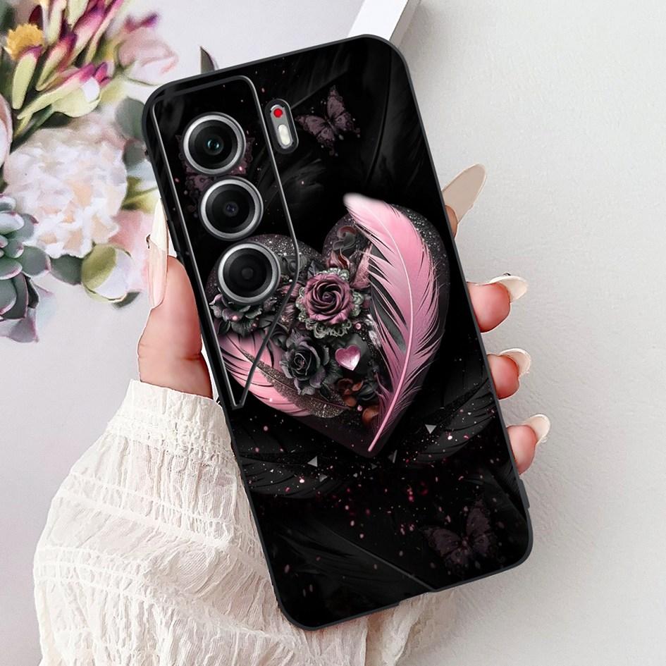 Чехол для Tecno Camon 40 2025 Новый Популярный Узор Бабочка Цветок Мягкий Силиконовый Чехол для Телефона Для Tecno Camon40 Pro CM6 CM5 Бампер