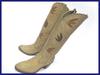 80s-90s USA Vintage Dingo Goodyear Welt Hand-made Leather Western Pecos Boots 6 23.0 beige(USED)