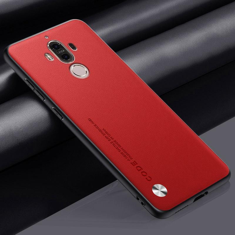 Роскошный чехол из искусственной кожи для Huawei Mate 9 Pro Mate9 Задняя крышка Силиконовый чехол для телефона с полной защитой для Huawei Mate 10 Pro Mate10