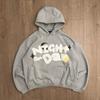 Unisex Streetwear Hoodie With Bold Letter Print Loose Fit Long Sleeve Casual Pullover Men Women
