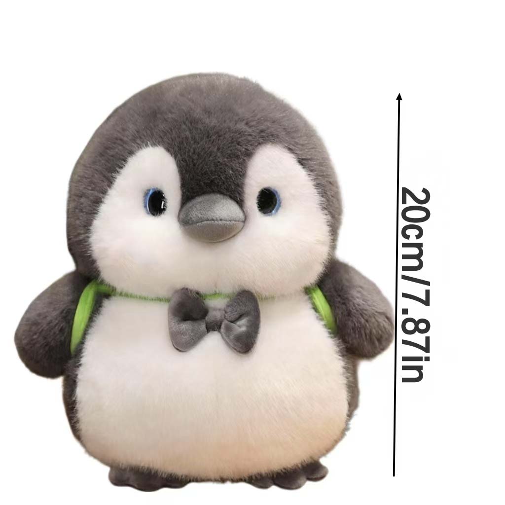Cute Penguin Plush Toy Soft Stuffed Animal Doll Pillow Birthday Gift for Kids Boys Girls Room Decor